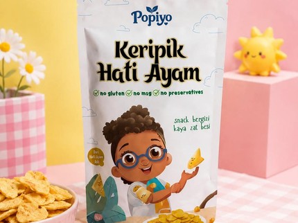 Mengenal Popiyo Pelopor Keripik Hati Ayam untuk Anak, Berawal dari Kekhawatiran Seorang Bunda