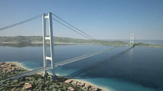 Italia Bangun Jembatan Gantung Terpanjang di Dunia, Membentang 3,7 Km
