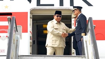 Momen Prabowo Tiba di Vladivostok Rusia untuk Hadiri EFF ke-11