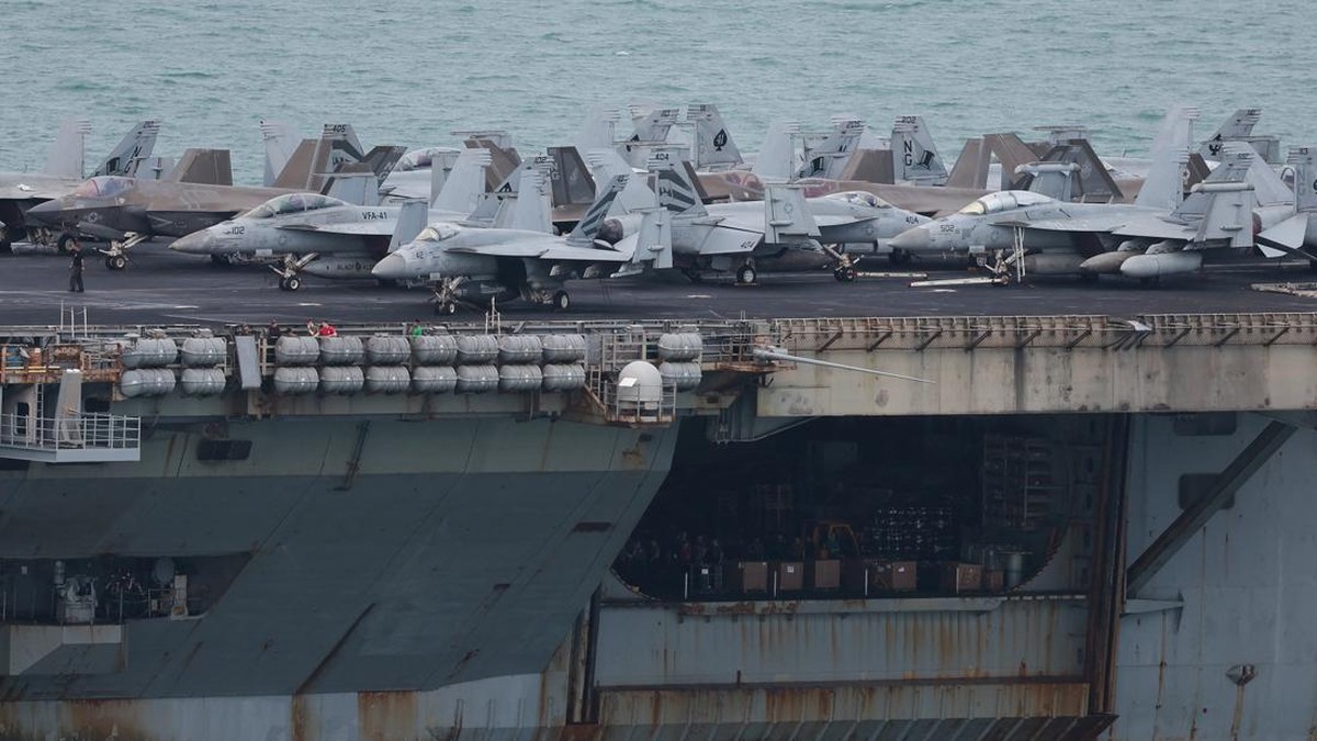 Ketagihan? Kapal Induk ke-2 AS Bakal Sandar di Phuket Thailand
