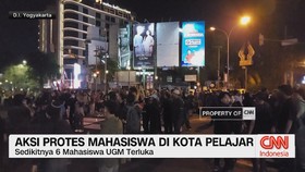 Aksi Protes Mahasiswa di Yogyakarta