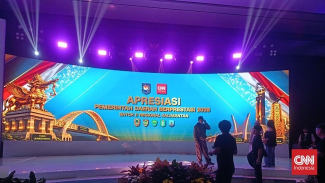 Apresiasi Pemerintah Daerah Berprestasi 2026 di Balikpapan, Kamis, 3 September 2026. (CNN Indonesia)