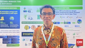 Direktur Perencanaan & Pengembangan Bisnis Pertamina Patra Niaga Harsono Budi Santoso dalam acara IndoEBTKE ConEx 2026, Rabu (2/9).