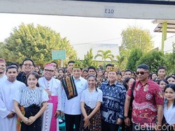 Momen Menag Nasaruddin Kunjungi Sekolah Calon Pastor di Labuan Bajo