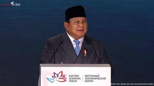 Pidato Presiden Prabowo Sebagai Tamu Kehormatan Utama pada EEF ke-11, Vladivostok, 3 Sept 2026