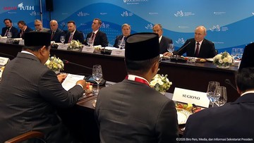 Putin ke Prabowo: Indonesia Mitra Rusia Paling Kunci di Asia Pasifik