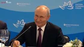 Presiden Prabowo Hadiri Jamuan Santap Siang oleh Presiden Putin di Vladivostok, Rusia, Kamis (3/9).