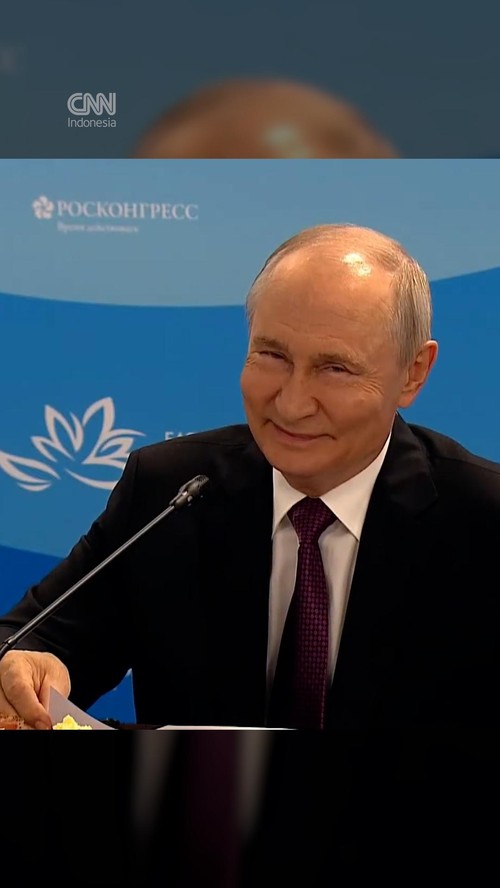 Momen Prabowo Bikin Putin Tertawa saat Bertemu di Vladivostok