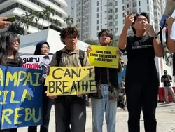 Protes Asap Karhutla, Aktivis Malaysia Demo di Depan KBRI Kuala Lumpur