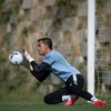 Emil Audero Mulyadi mengikuti latihan Rayo Vallecano pada Jumat (4/9) menjelang pertandingan La Liga pada akhir pekan ini.