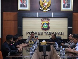 Terima Kalapas Kelas II B, Kapolres Tabanan: Perkuat Sinergi Jaga Kamtibmas