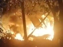 Rumah di Daerah Transmigrasi Lombok Timur Ludes Terbakar