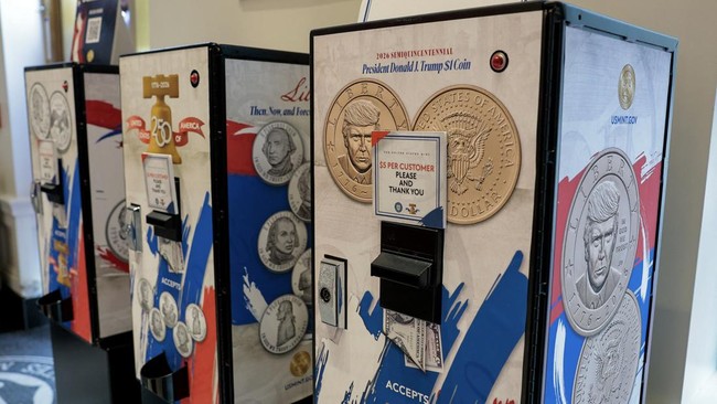 Koin US$ 1 Bergambar Donald Trump Ludes Terjual
