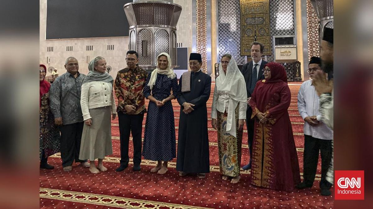 Putri Mahkota Swedia Kunjungi Masjid Istiqlal dan Katedral Jakarta