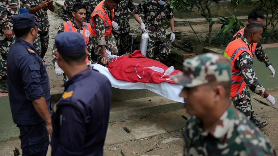 Operasi penyelamatan sedang berlangsung di Nepal menyusul banjir bandang dan tanah longsor di Nuwakot, Nepal, Jumat (4/9/2026). (REUTERS/Athit Perawongmetha) Operasi penyelamatan sedang berlangsung di Nepal menyusul banjir bandang dan tanah longsor di Nuwakot, Nepal, Jumat (4/9/2026). (REUTERS/Athit Perawongmetha)