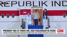 Prabowo Subianto, Prabowo tiba di Indonesia, kunjungan Rusia, Presiden Prabowo, Rusia Indonesia, Prasetyo Hadi, Agus Subiyanto, Listyo Sigit,