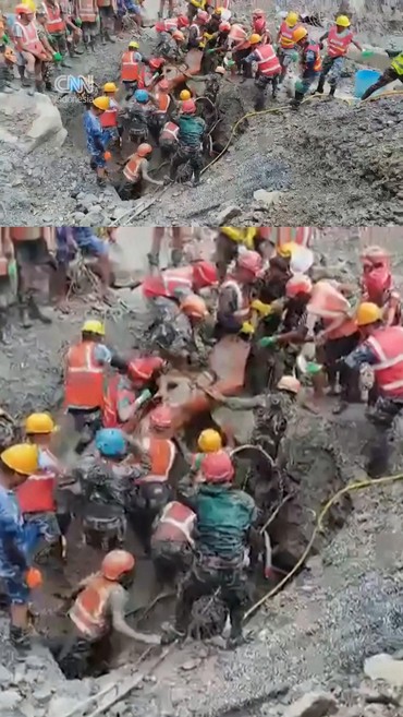 Momen Korban Banjir Bandang Nepal Selamat usai 9 Hari Terjebak