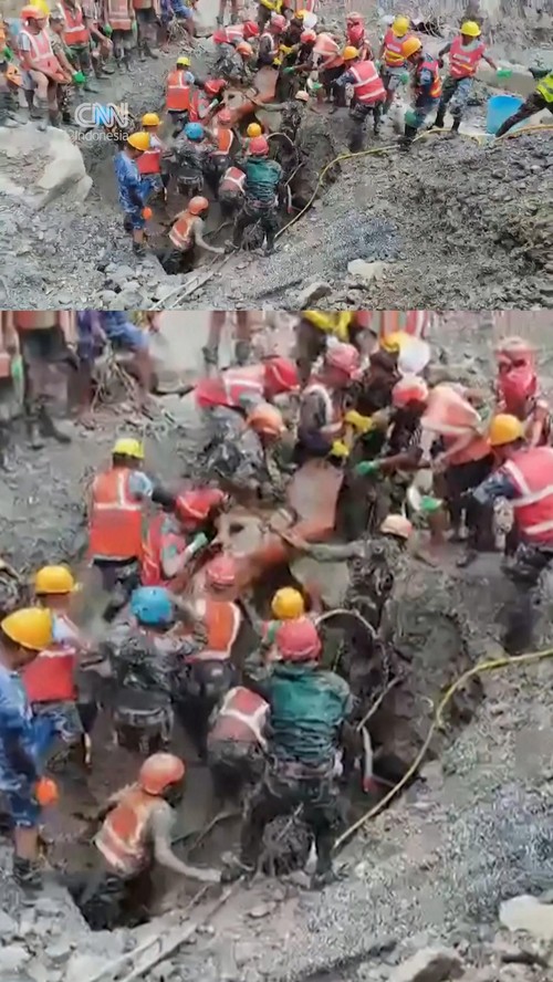 Momen Korban Banjir Bandang Nepal Selamat usai 9 Hari Terjebak