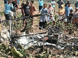Evakuasi Bangkai Pesawat Jatuh di Blora Tunggu Tim Investigasi