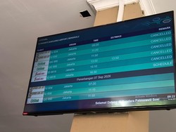 4 Penerbangan di Bandara Fatmawati Bengkulu Terdampak Erupsi GAK