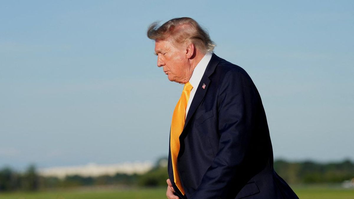 Trump Ganti Warna Rambut Pirang Jadi Cokelat, Netizen Heboh