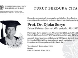 Innalillahi, Guru Besar UGM Prof Djoko Suryo Meninggal