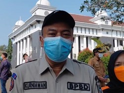 BPBD Ungkap Hujan Abu Vulkanik Anak Krakatau di Pandeglang Mulai Berkurang
