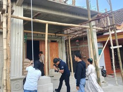 Tukang Bangunan di Tulungagung Tawas Terjatuh dari Lantai 2