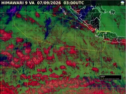 Abu Vulkanik Anak Krakatau Bergerak ke Barat Daya, Ini Penampakan dari Satelit