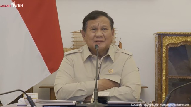 Presiden Prabowo Pimpin Ratas Perkembangan Penanganan Bencana Alam, 7 September 2026