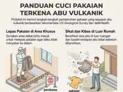 Baju Kena Abu Vulkanik Usai dari Luar Rumah? Begini Cara Cucinya