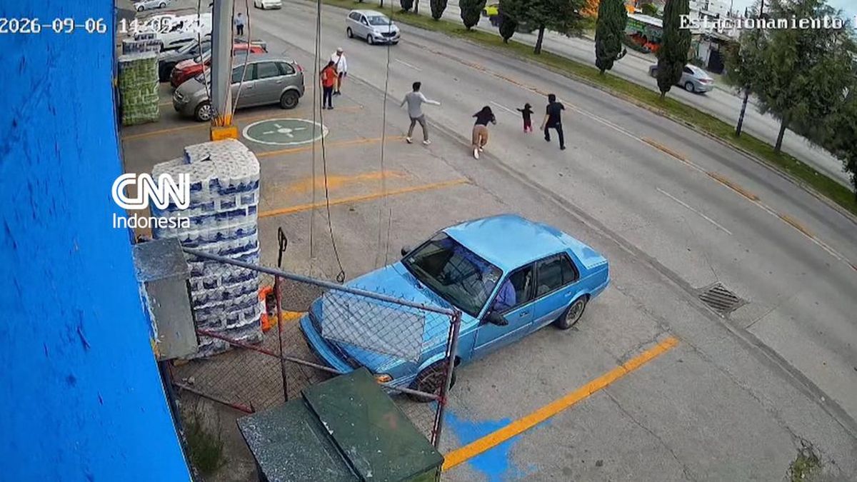 Aksi Heroik Petugas Supermarket Selamatkan Anak di Meksiko