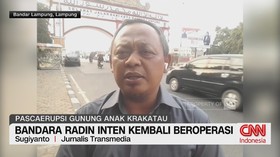 Bandara Radin Inten Kembali Beroperasi