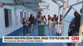 Bandara Radin Inten Sudah Dibuka, Warga Tetap Pilih Naik Feri