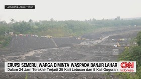Erupsi Semeru, Warga Diminta Waspada Banjir Lahar