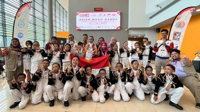 Kontingen Indonesia panen prestasi di panggung Asian Music Games Kuala Lumpur 2026, 21 atlet muda sabet medali emas.