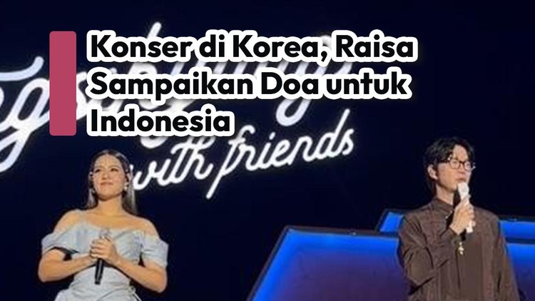 Konser di Korea, Raisa Sampaikan Doa untuk Indonesia