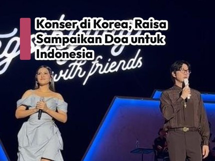 Konser di Korea, Raisa Sampaikan Doa untuk Indonesia