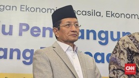 Menteri Agama (Menag) Nasaruddin Umar di kantor Kemenko Perekonomian, Jakarta Pusat, Selasa (8/9).
