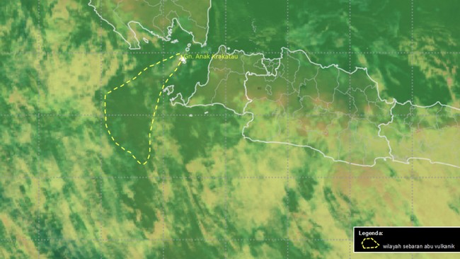 Badan Meteorologi, Klimatologi, dan Geofisika (BMKG) memprakirakan sebaran abu vulkanik hasil erupsi Gunung Anak Krakatau (GAK) bergerak menjauhi wilayah Indonesia per hari ini, Selasa (8/9), pukul 04.00 WIB.