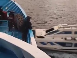 Speedboat Hantam Kapal Penumpang di Perairan Halsel gegara Juru Mudi Ngantuk
