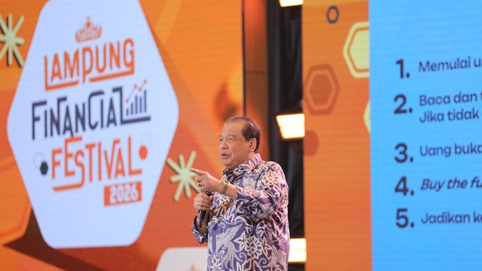Chairul Tanjung di  Lampung Financial Festival 2026