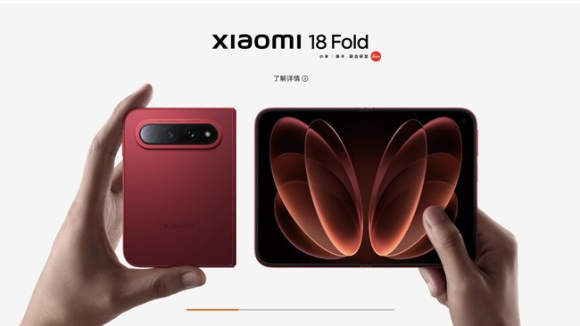 Xiaomi resmi luncurkan Xiaomi 18 Fold, dua hari sebelum peluncuran iPhone Ultra. HP ini dibanderol mulai Rp28,9 jutaan.