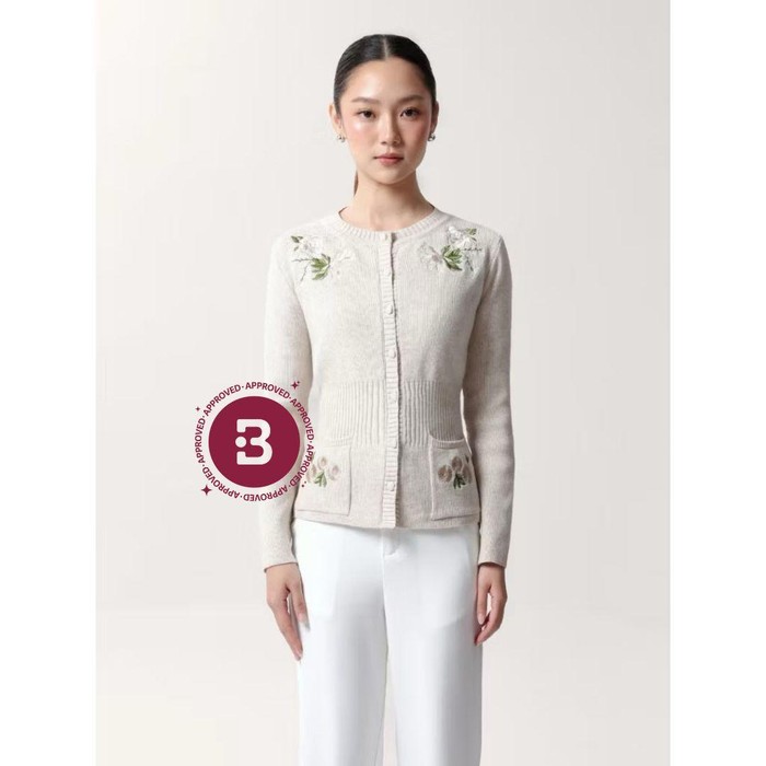 Eloise Cardigan (Beige)