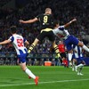 Soccer Football - UEFA Champions League - FC Porto v Manchester City - Estadio do Dragao, Porto, Portugal - September 8, 2026 Manchester City's Erling Haaland heads at goal REUTERS/Pedro Nunes