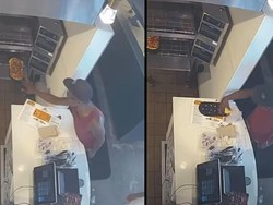 Nekat Curi Pizza Langsung dari Oven, Pria Ini Malah Kepanasan!