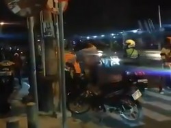 Video Pemotor Ngamuk Ditegur Lawan Arah, Ribut dengan Petugas Dishub Jogja