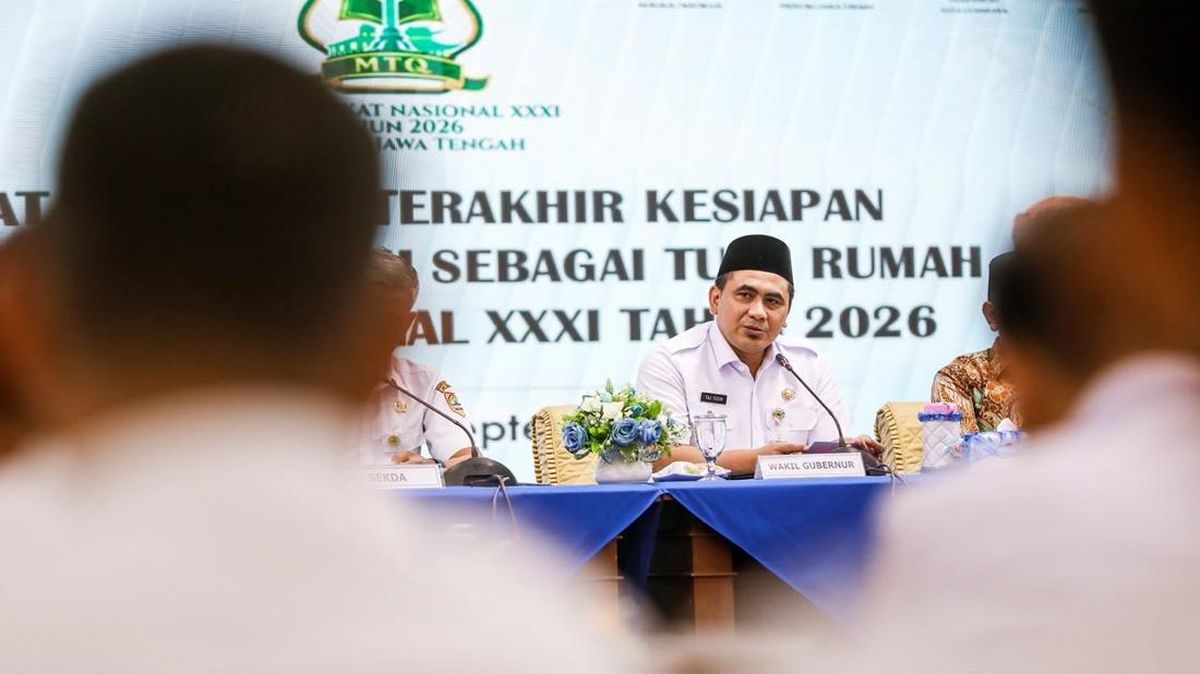 Wagub Berharap Proyeksi Perputaran Ekonomi MTQ di Jateng Capai Rp1,2 T