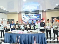 Sabu-Ekstasi Senilai Rp 80 M Dimusnahkan di Bengkalis, 279.893 Jiwa Diselamatkan