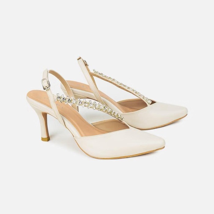 Renatta Heels (Oat)